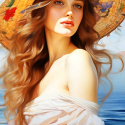 Пазл: Девушка в шляпе