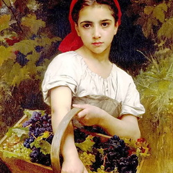 Пазл: Сборщица винограда 