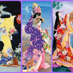 Пазл: Танцующие гейши  