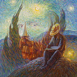 Пазл: Звёздная ночь