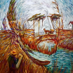 Пазл: Мост Ланглуа в Арле 