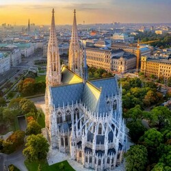 Пазл: Солнечное утро над Веной