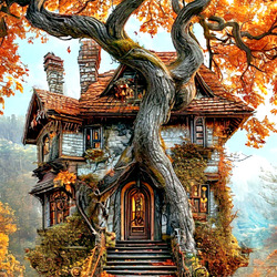 Пазл: Огромное дерево