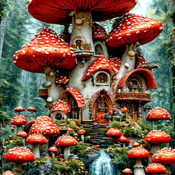 Пазл: Сказочный домик