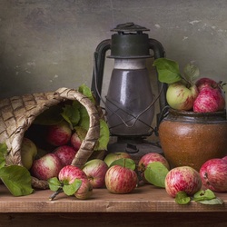 Пазл: С яблоками 