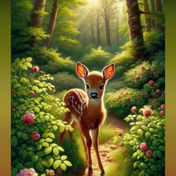 Пазл: Олененок