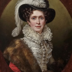 Пазл: Портрет Каролины Баденской