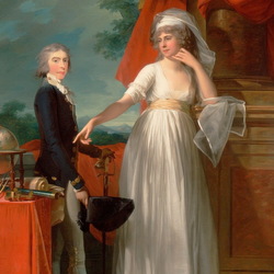 Пазл: Маргарет Калландер и ее сын Джеймс Кирни 