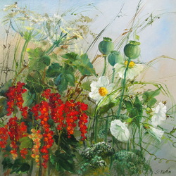 Пазл: Цветы и ягоды 