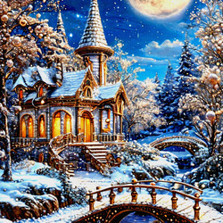 Пазл: Зимняя фантазия 