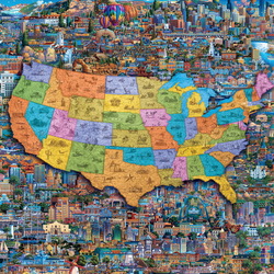 Пазл: Соединённые Штаты Америки 