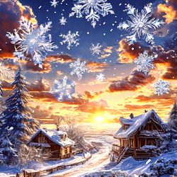 Пазл: Красивый домик у дороги 