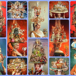 Пазл: Причудливые головные уборы 