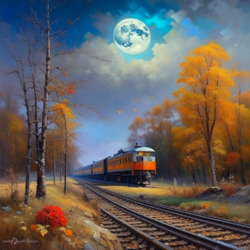 Пазл: Дорога в осень