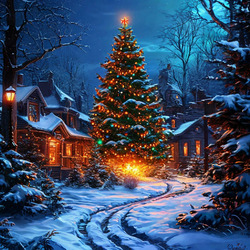 Пазл: Новогодняя елка