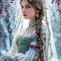 Пазл: Снегурочка