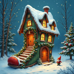 Пазл: Дом гнома