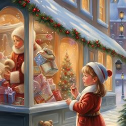 Пазл: Праздничная витрина