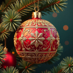 Пазл: Красный шар