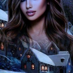 Пазл: Зимняя ночь