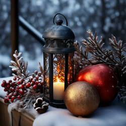 Пазл: Новогодний натюрморт