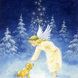 Пазл: Рождественский ангел
