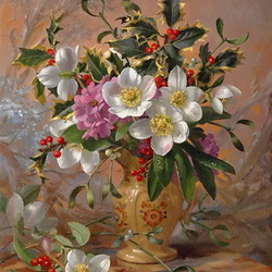 Пазл: Зимний букет 