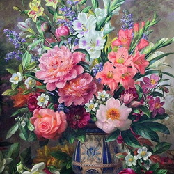 Пазл: Букет в вазе 
