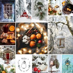 Пазл: Зимний коллаж