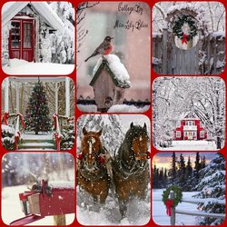 Пазл: Зимний коллаж