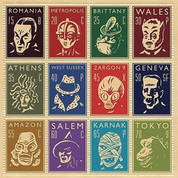 Пазл: Монстро-марки