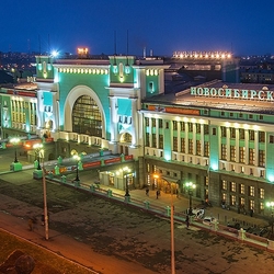 Пазл: Здание вокзала Новосибирск-Главный