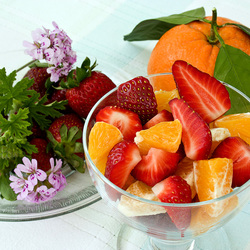 Пазл: Ягоды и фрукты