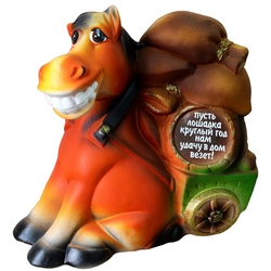 Пазл: Лошадка с пожеланием