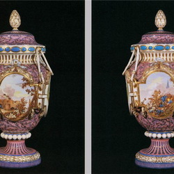 Пазл: Антикварные вазы