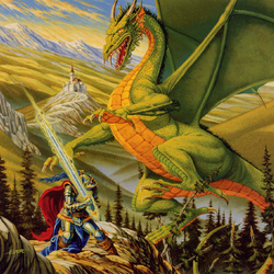 Пазл: Битва с драконом