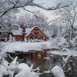 Пазл: Зимняя страна чудес