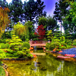 Пазл: Мостик в парке