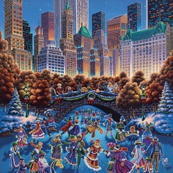 Пазл: Новогодний праздник в Центральном парке