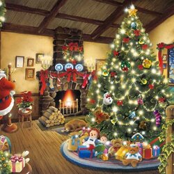 Пазл: Подарки от Санты