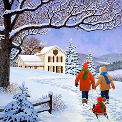 Пазл: Домой с прогулки 