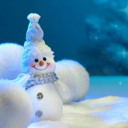 Пазл: Маленький снеговичок
