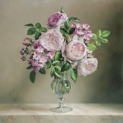 Пазл: Чайные розы