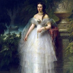 Пазл: Портрет великой княгини Александры Иосифовны, урождённой Александры Саксен-Альтенбургской