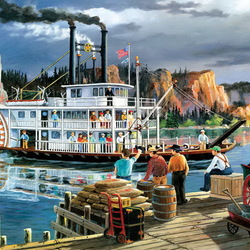 Пазл: На причале 