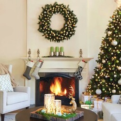 Пазл: В бело-зеленых тонах