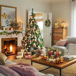 Пазл: Новогодний интерьер