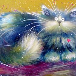 Пазл: Голубая