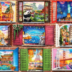 Пазл: Распахнутые окна 