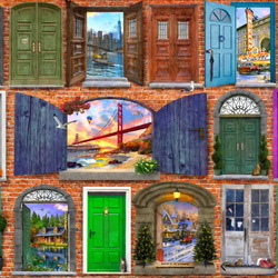 Пазл: Открытые двери 